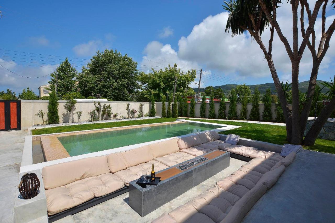 Villa Flamingo - 4 Bedrooms - Private Pool - Next To Renowned Issos Beach & Lake Korission Linia Exterior photo