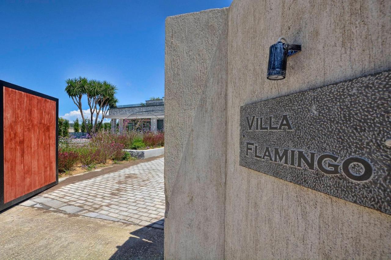 Villa Flamingo - 4 Bedrooms - Private Pool - Next To Renowned Issos Beach & Lake Korission Linia Exterior photo